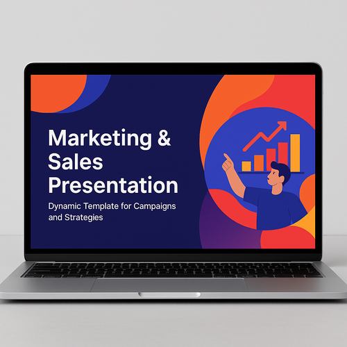 Marketing & Sales PowerPoint Template  Business Strategy & Campaign Presentation